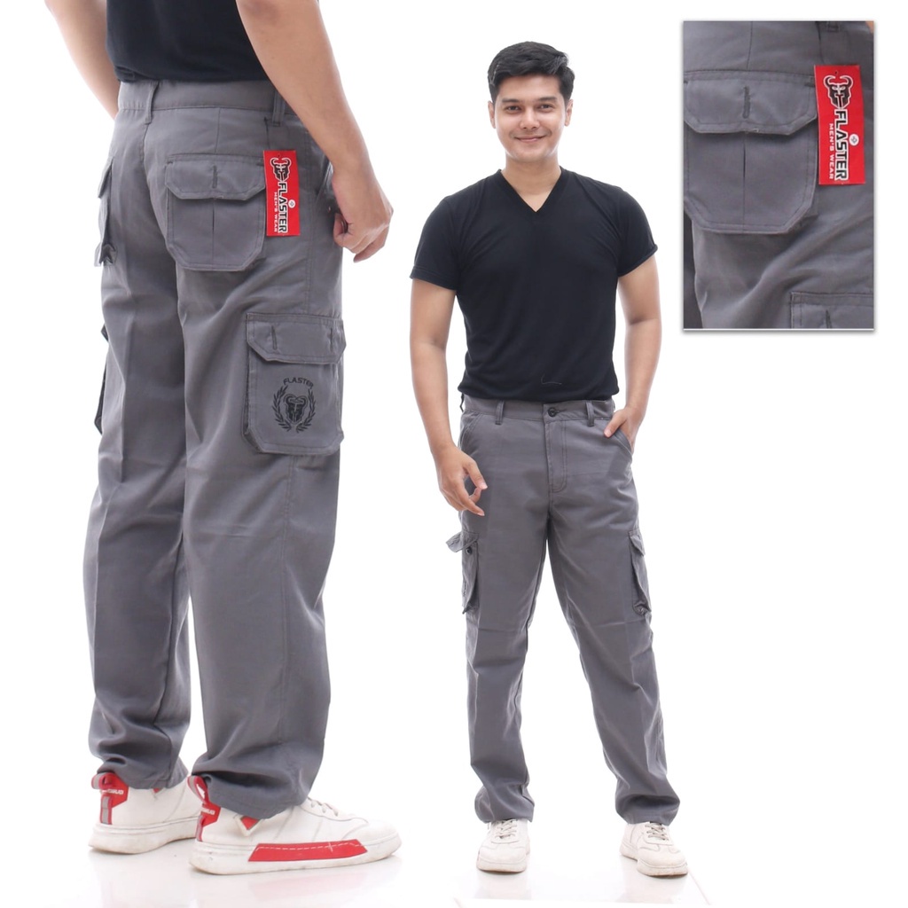 Celana Cargo Panjang [FLASTER MEN'S WEAR] Cargo Pants Pria Hight Quality Premium