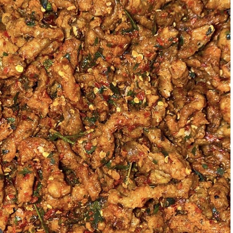 

♩♪ USUS CRISPY PEDAS DAUN JERUK CEMILAN TERMURAH TERLARIS ㅬ
