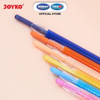 IDOLAKU Krayon Putar Mini Twist Crayon Joyko TWCR 12 Warna