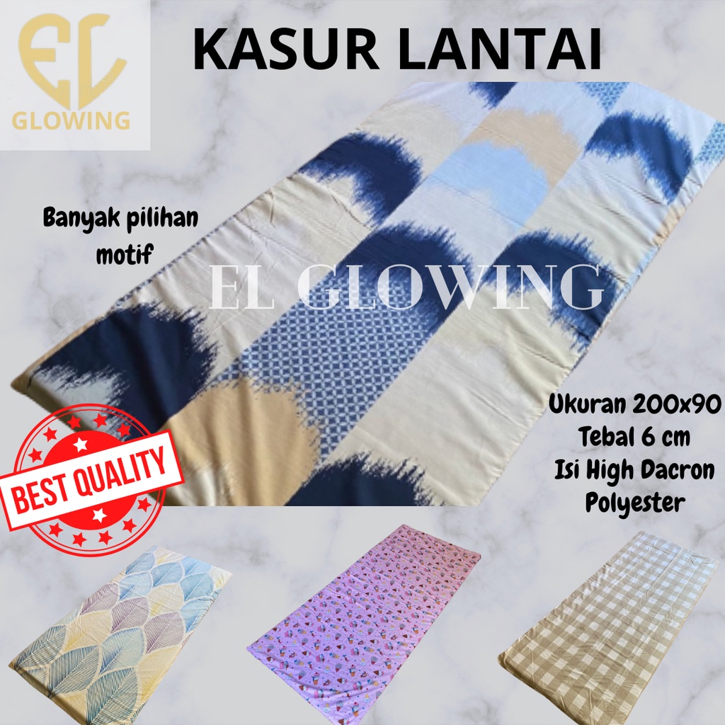 Kasur Lantai Ukuran 200x90 Tebal 6 CM (busa royal foam)  + BONUS BANTAL MOTIF KARAKTER)