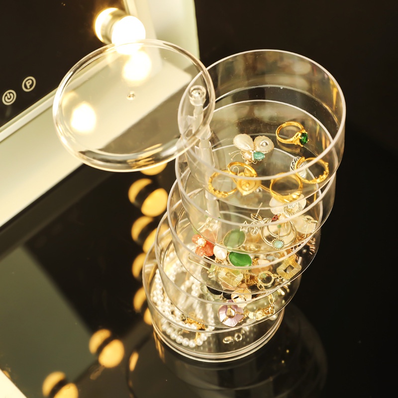 Rak Tempat Perhiasan 5 Susun Penyimpanan Kalung Cincin Ikat Rambut Kotak Perhiasan Aksesoris Wanita