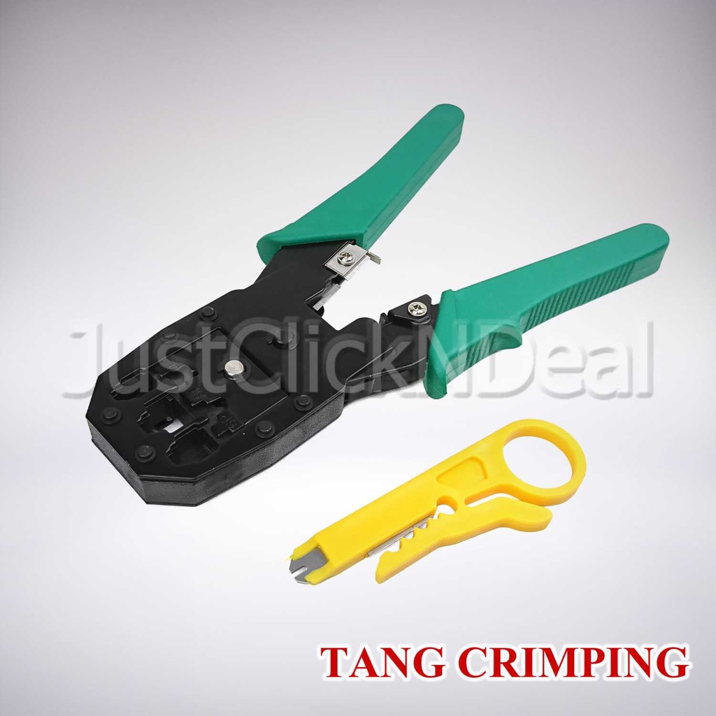 Tang Crimping Kepala Kabel UTP LAN RJ45 RJ12 RJ11