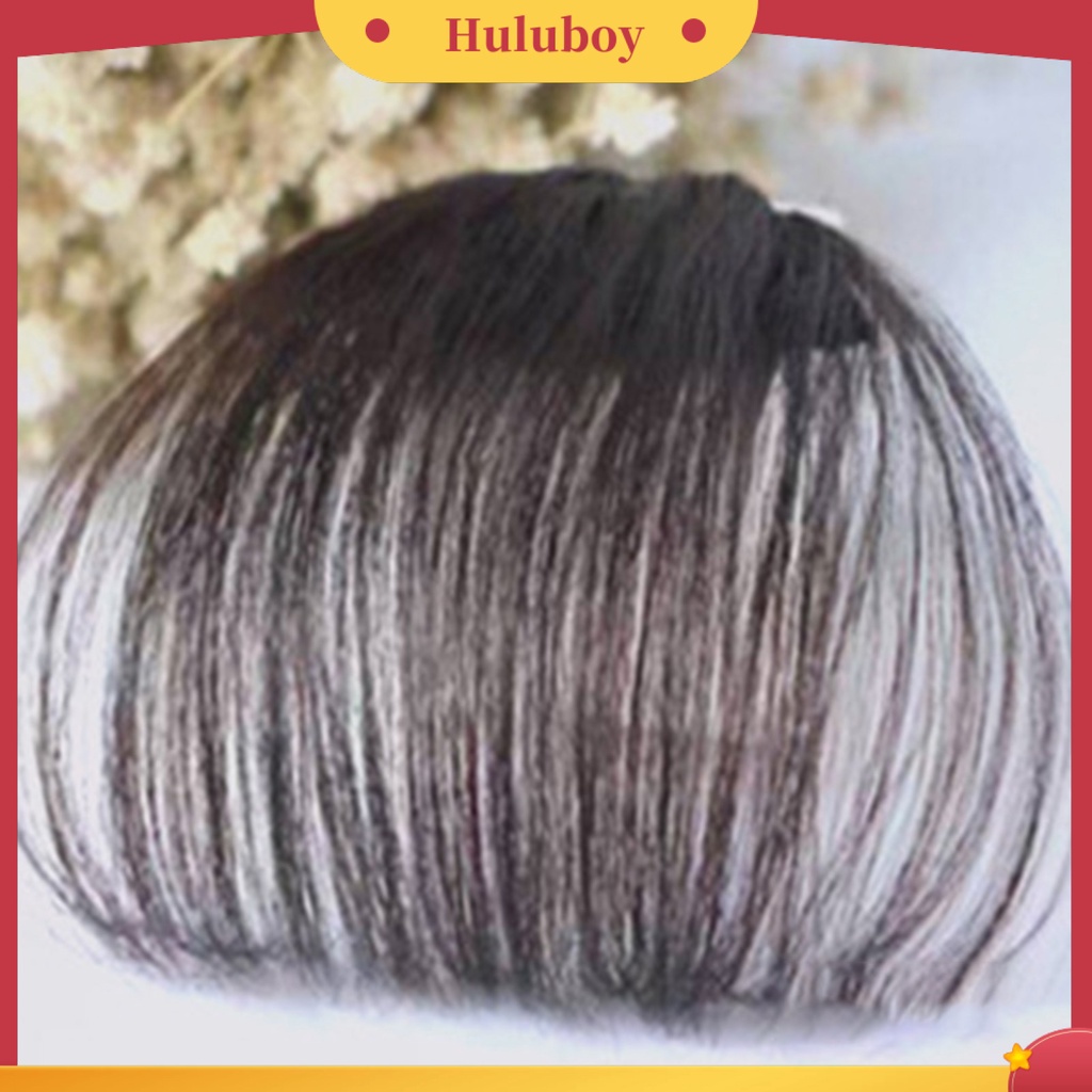 Wig Poni Rambut Palsu Bahan Serat Imitasi Warna Cerah Untuk Wanita