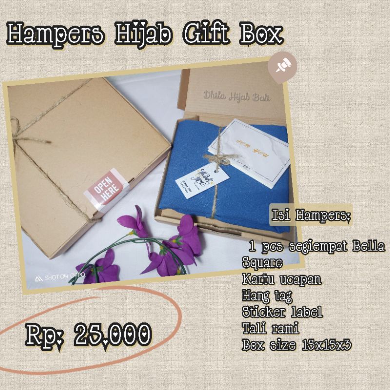 

Hampers Hijab Gift Box Paket Murah part I