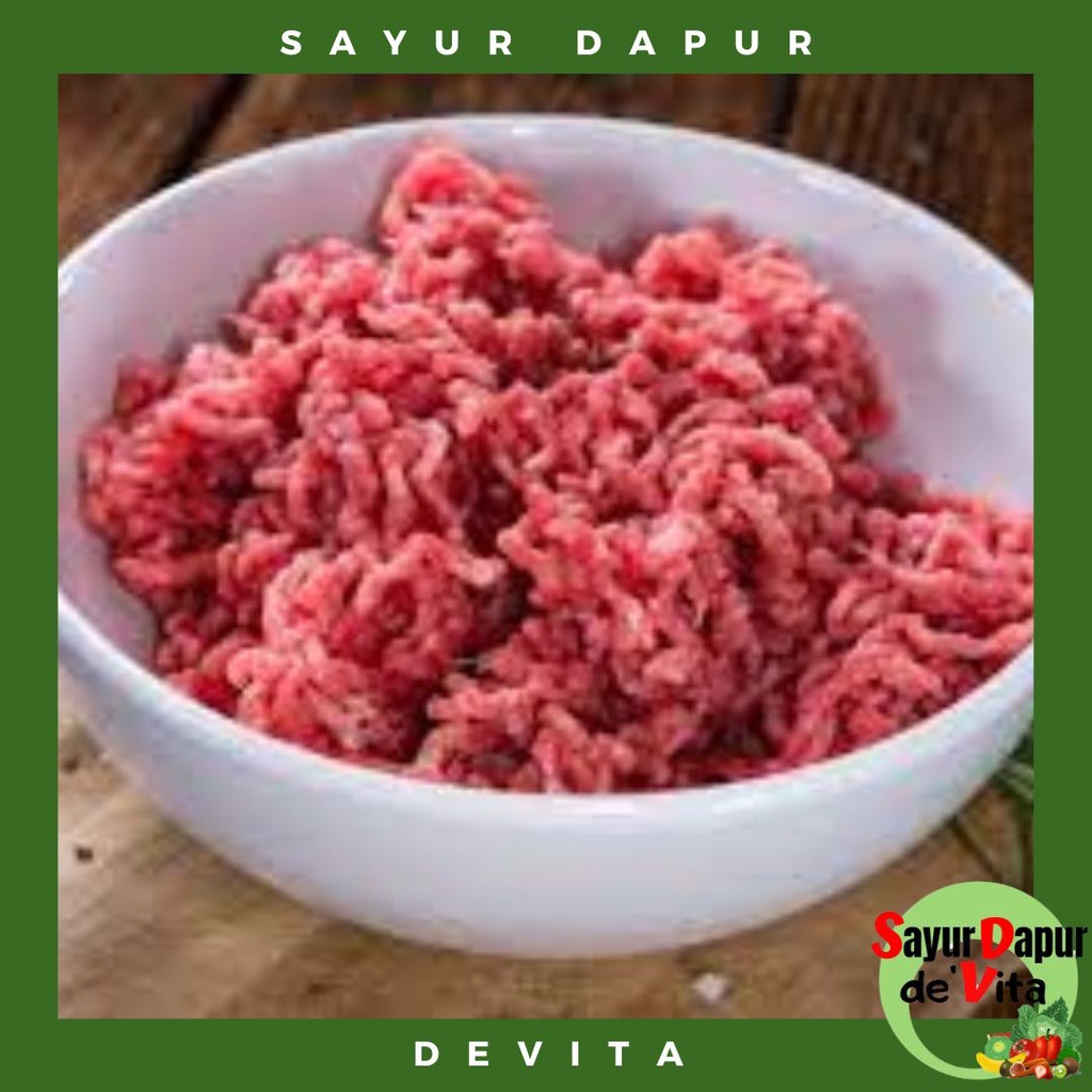 Daging Sapi Giling Cincang Premium 100%daging