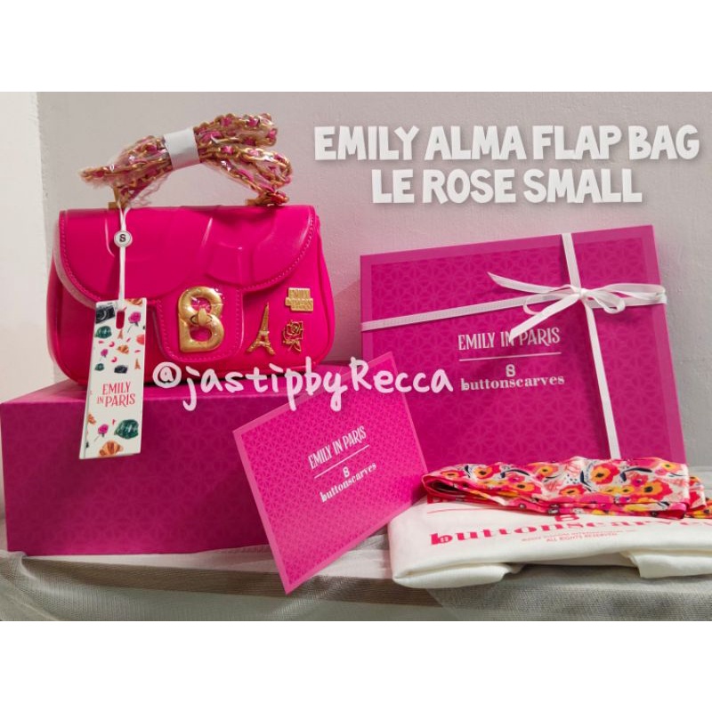 Buttonscarves x Emily in Paris - Emily Alma Flap Bag