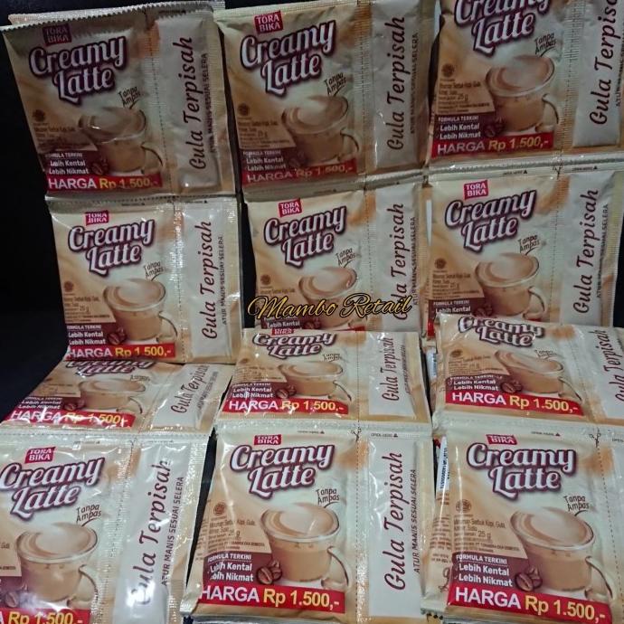 

[BISA COD] Kopi Torabika Creamy Latte 1 Renceng (10sachet)