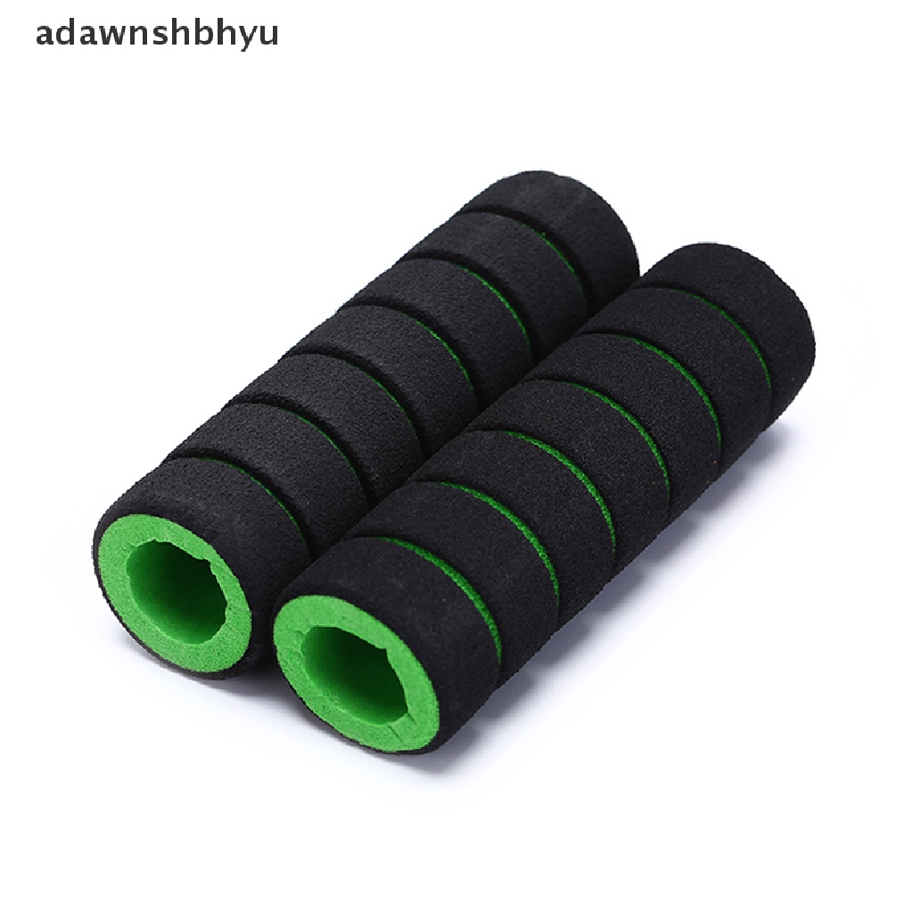 Adawnshbhyu 2Pcs Bike Racing Sepeda Motor Handle Bar Busa Spons Grip Cover Nonslip ID