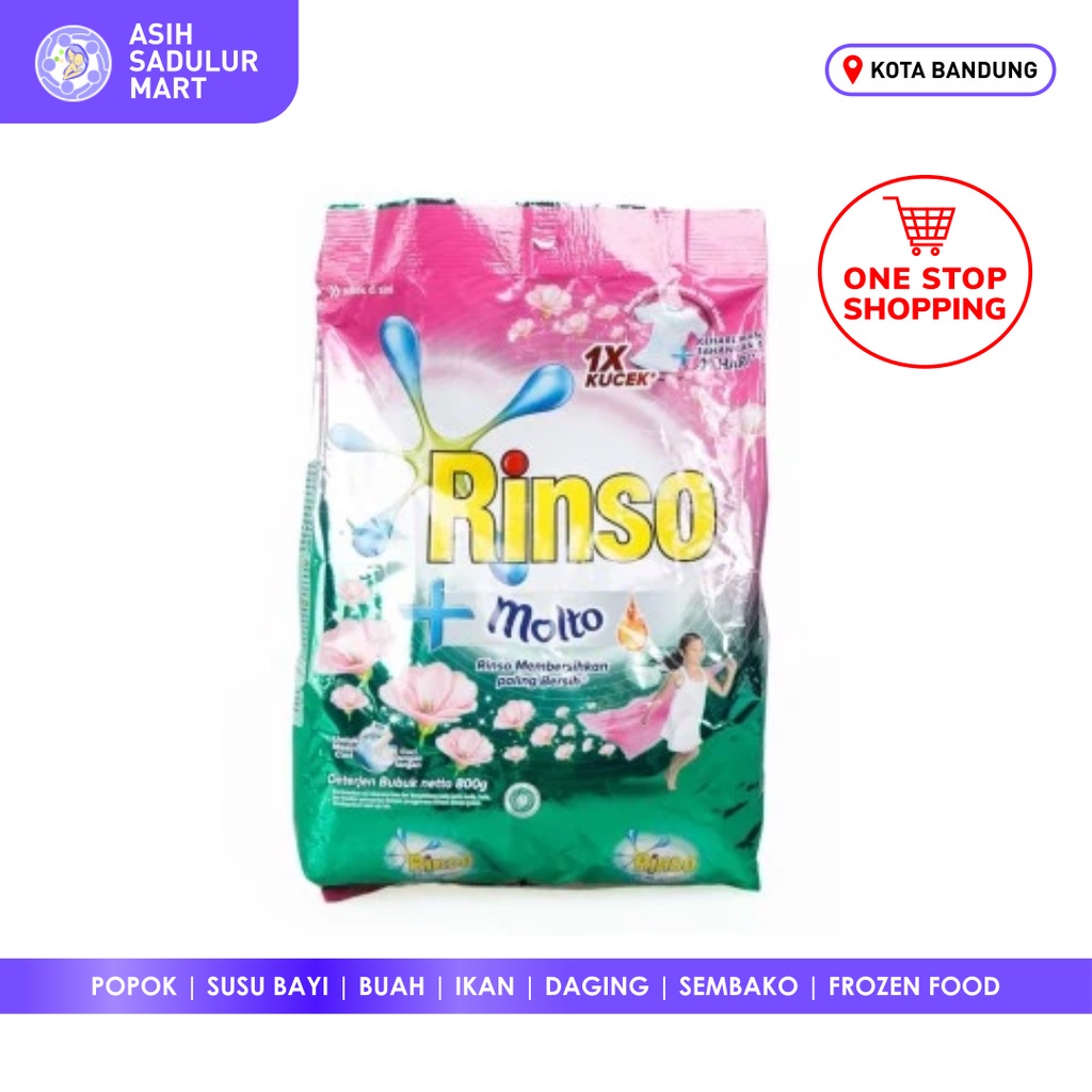 Rinso Detergen Molto Rose 770g Promo Bandung