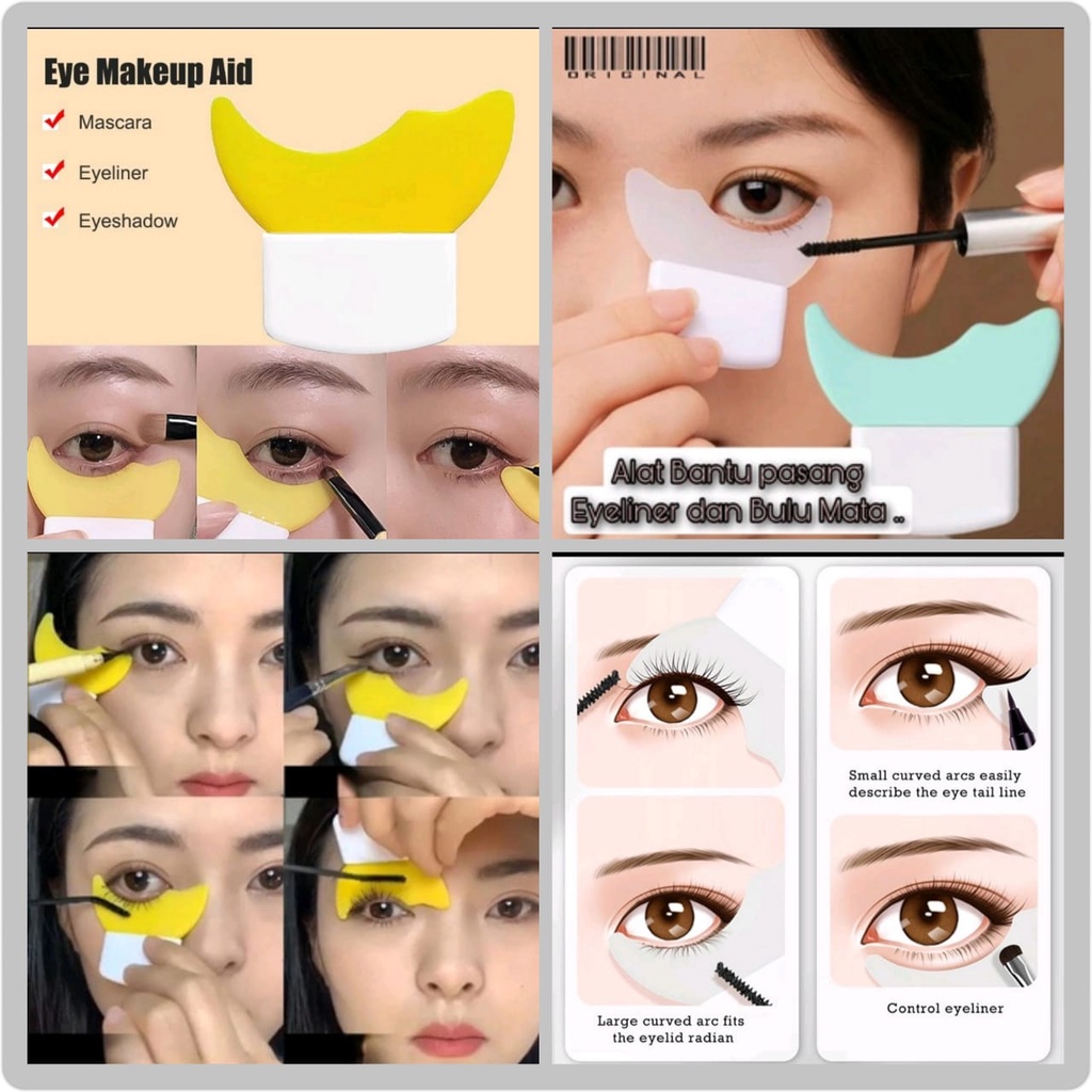 Alat Bantu Multifungsi Pasang Bulu Mata Bawah  Eyeliner  Eyeshadow Untuk Make Up