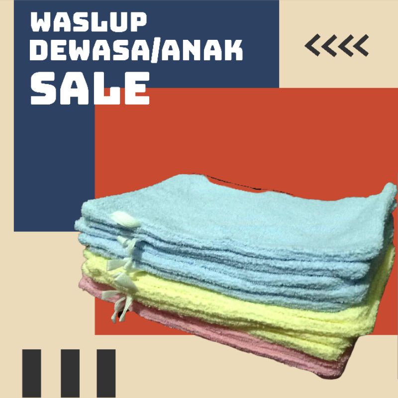WaslapHandukKotakWaslapMandiDewasaWaslapBayi