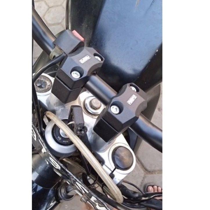 Trendy Protaper Raiser Riser peninggi stang stir motor Panjang 7 cm SEPASANG trail,KLX,Crf, Vixion, 