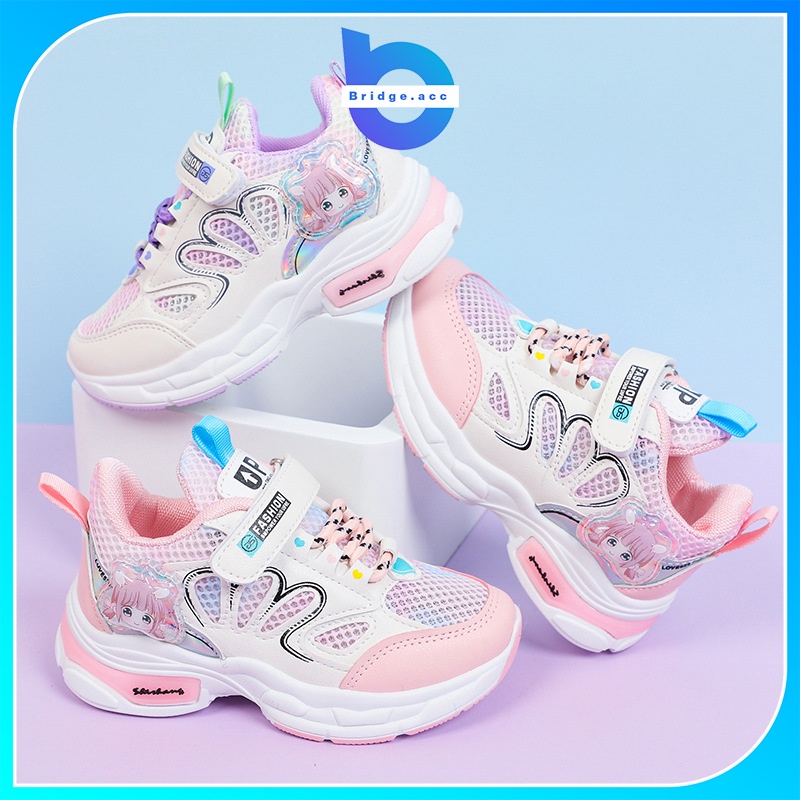 Sepatu Sneakers Anak Perempuan / Mollyca Woman Kids Sneakers Shoes /  Sepatu Anak Perempuan Import