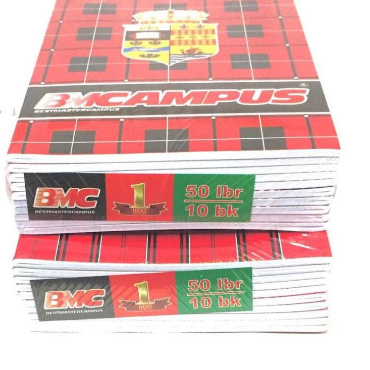 

Segera Dapatkan { 1PACK } Buku Tulis BMC Campus 50 Lembar Isi 10 Buku ukuran Boxy!