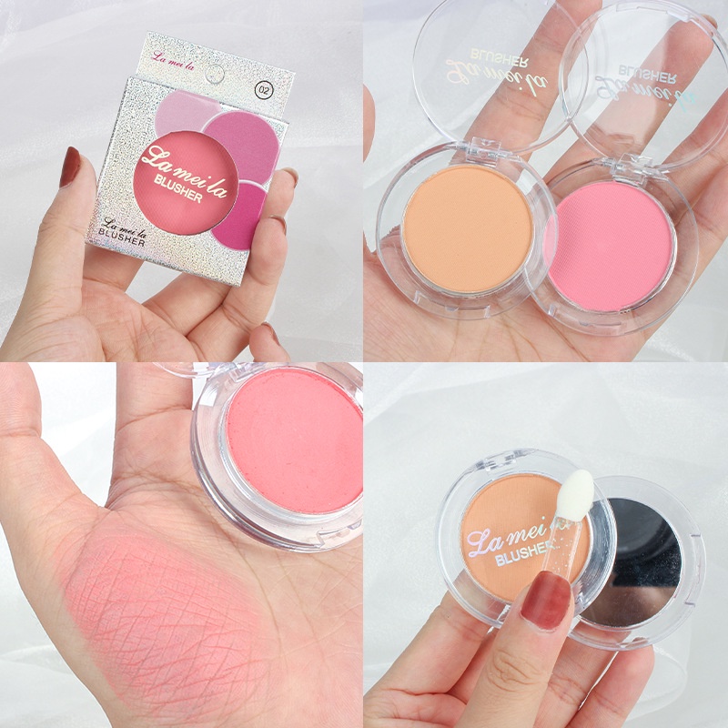 【COD】Blush On Palette Tahan Lama Anti Air Long Lasting High Pigmented Powder Blush On Natural Rouge Korean Import Ready Stock-CH