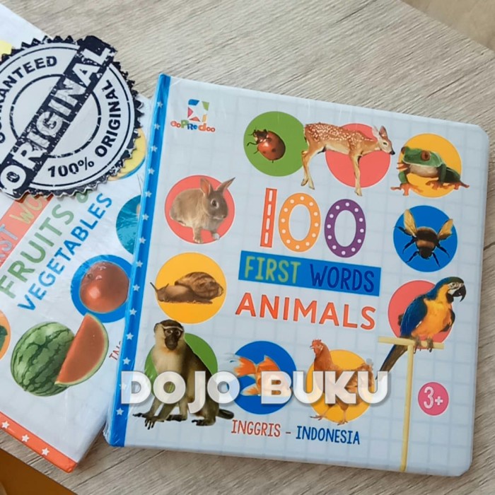 Opredo 100 First Words : Animals Tim Oopredoo - Original