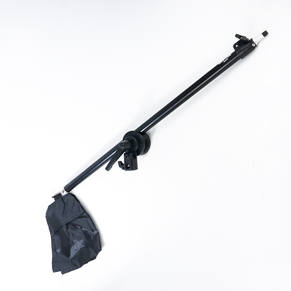 TaffSTUDIO Video Boom Arm Stand Bracket Telescopic Lampu Foto Studio - SB36WE - Black - OMCSCUBK