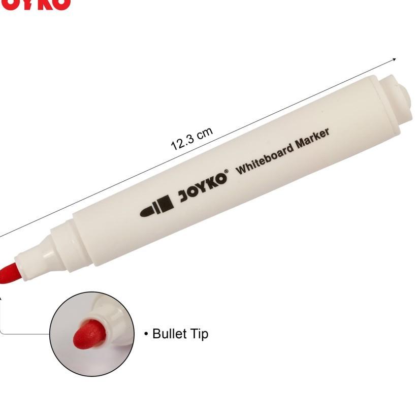

✓ JOYKO COLOR WHITEBOARD MARKER 12 COLORS / SPIDOL WARNA WARNI WMC-51 Berkualitas