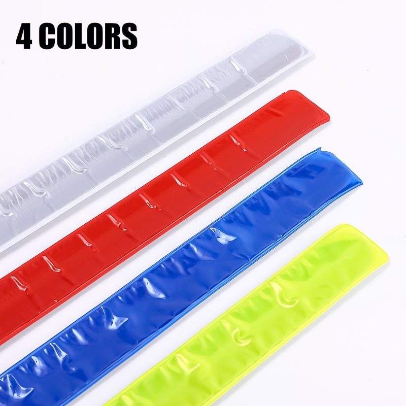 1 Pc Bersepeda Tape Reflektif Strip Peringatan Gelang Luar Menjalankan Memancing Aman Sepeda Mengikat Celana Tali Kaki Neon Band