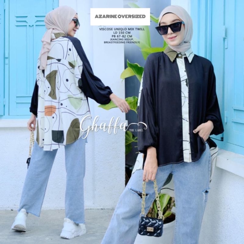 Plain Oversize and Combinasi Kemeja Big Size Wanita Terkini Konveksiana