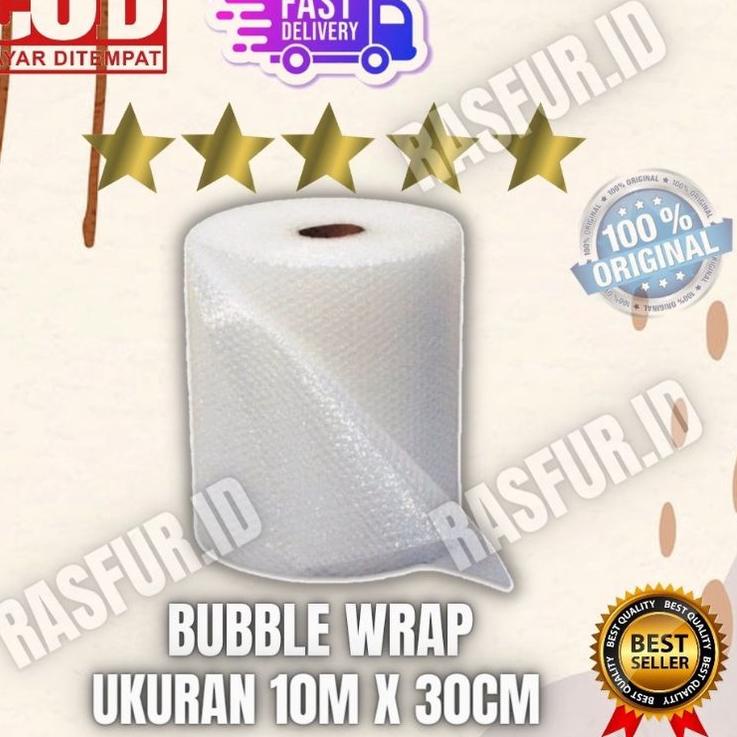 

₫ Bubble Wrap 30cm X 10meter | Kemasan Packing Online Shop | Bubble | Plastik Bubble Wrap | Pelindung Paket | Pelindung Kemasan | Bubblewrap ゠