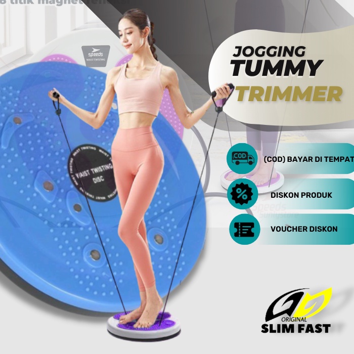 Jual Jogging Magnetic Trimmer Body Plate Waist Twisting Berkualitas Alat Olahraga Rumahan Alat