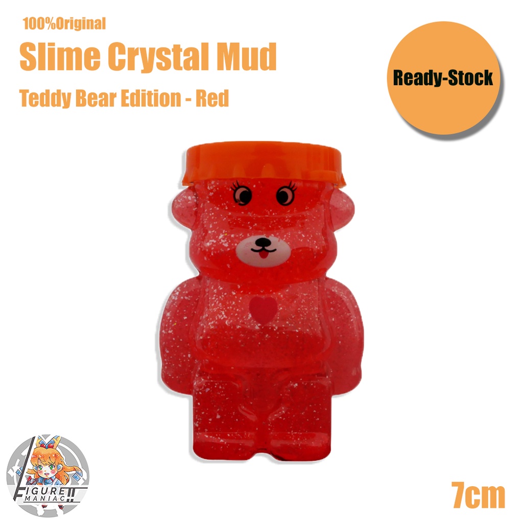 Mainan Anak - Slime TEDDY BEAR Edition Import Premium Slime Lucu Cute Slime Aman Crystal Mud Galaxy Mud