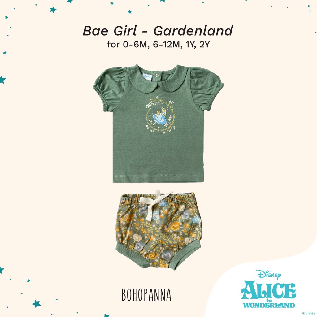 BOHOPANNA Bae Set Girl Print Setelan Bayi Perempuan Motif