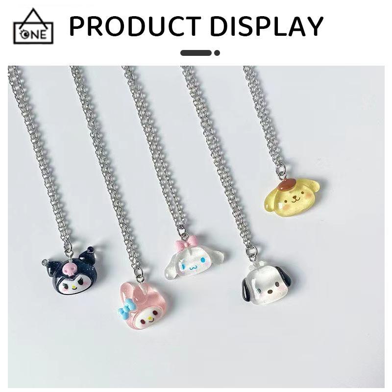 COD❤️Sanrio kartun kalung lucu aksesoris fashion Korea untuk pria dan wanita-A.one