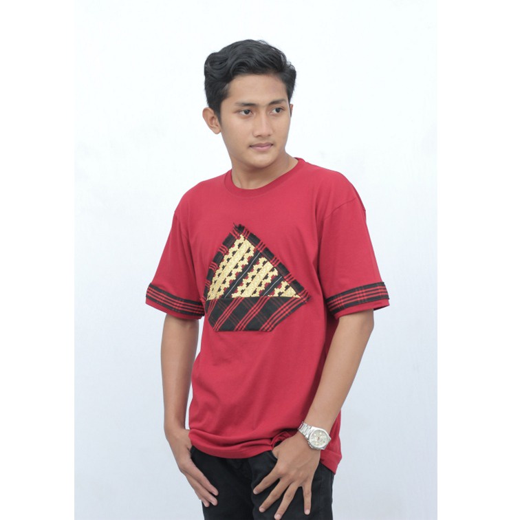 LAMPUNG ETHNICA OFFICIAL - TAPIS LAMPUNG ASLI LAMPUNG ETHNICA  - KAOS PRIA ETNIK TAPIS LAMPUNG - KAO