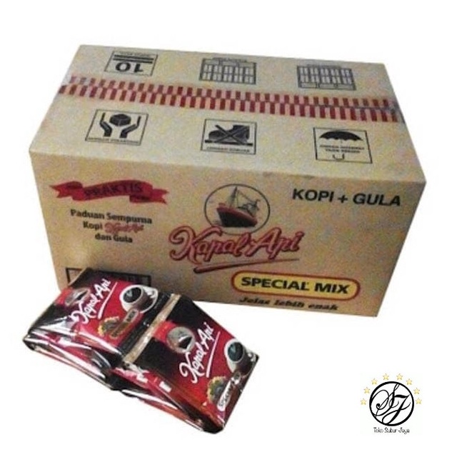 

Kopi-Bubuk- Kopi Kapal Api Special Mix 25Gr (10 Bungkus/Lembar) -Bubuk-Kopi