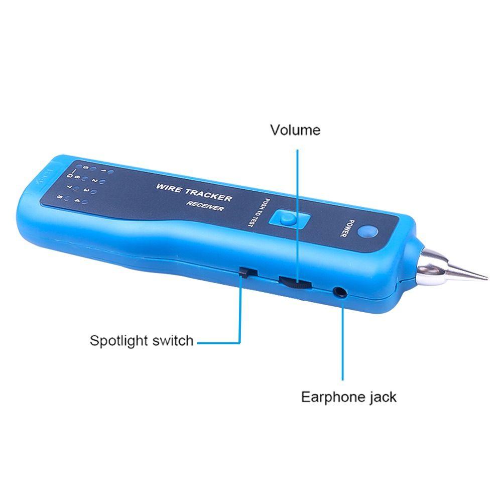 Solighter Kabel Jaringan tester Detector Professional Ethernet Line Finder LAN Jaringan Kabel tester