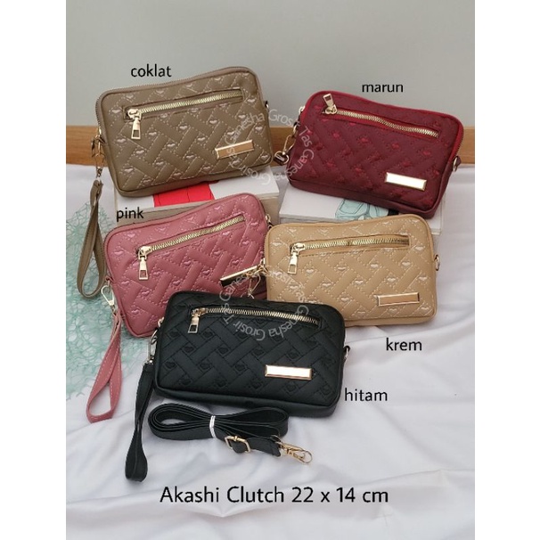 Akashi Clutch Wanita Fashion Korea