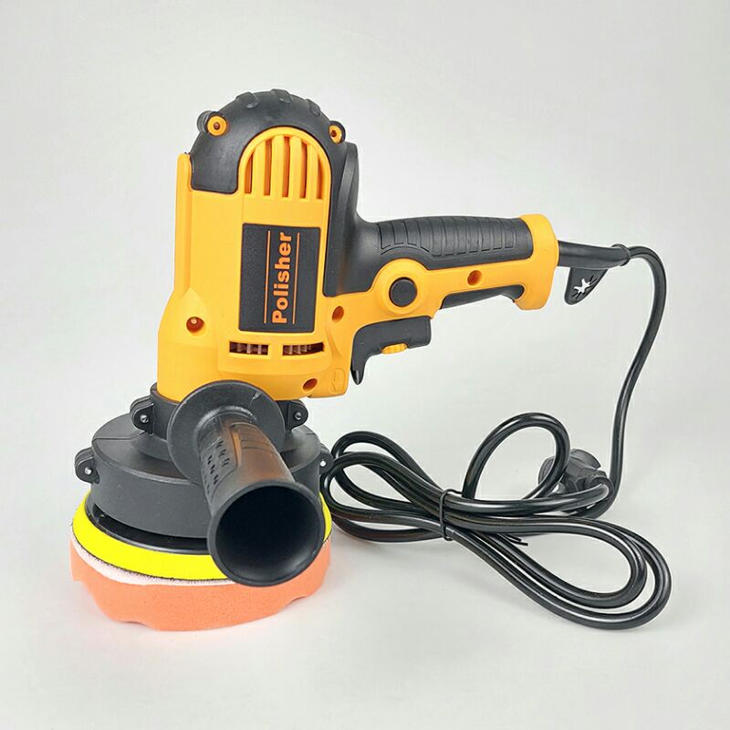 Car Polisher Waxing Machine Poles Body Mobil Adjustable Speed 220V 700W dwe6401 Black Yellow