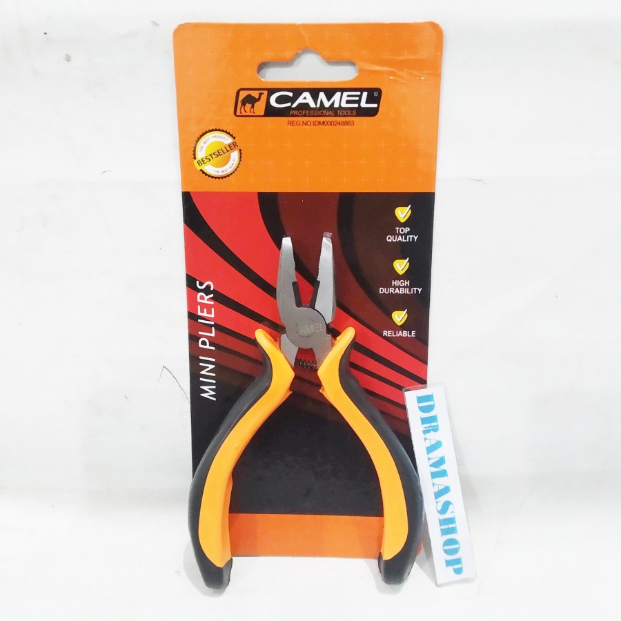 Tang Mini kecil kombinasi gagang karet 4,5 4.5 inch 4.5" dramashop