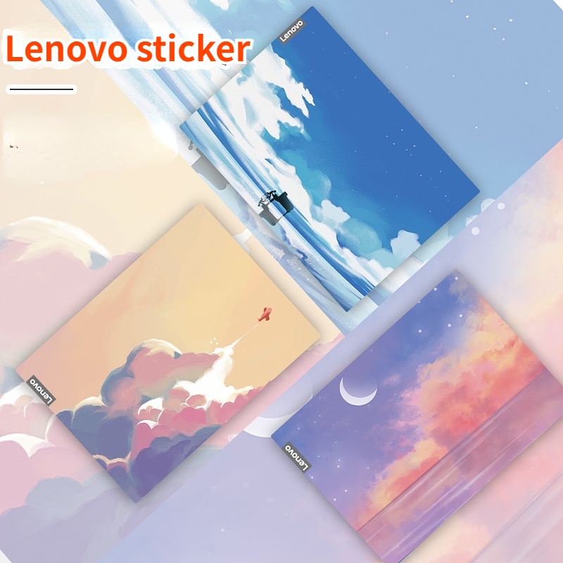 Stiker Vinyl Pelindung Komputer Laptop Warna Solid Motif Kartun Untuk Lenovo ThinkPad E14/E15 ThinkBook 14/15t440/T480 ThinkPad X1 Carbon Protective Case