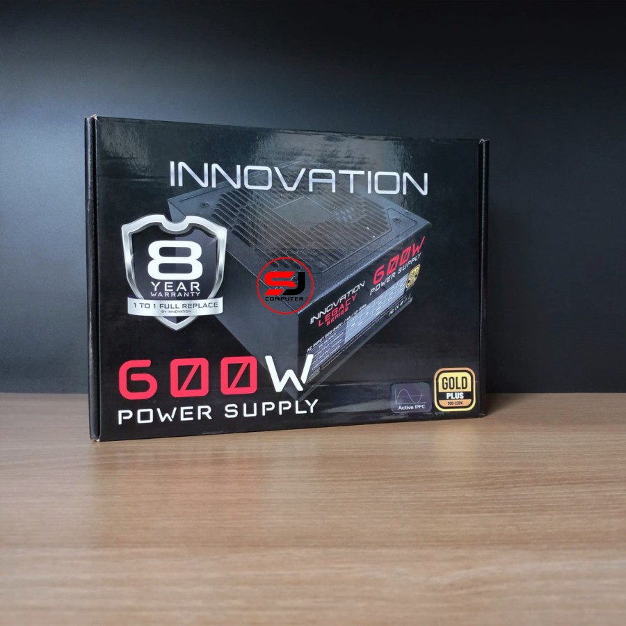 PSU Innovation 600W 80+ GOLD (Garansi 8th Ganti Baru)