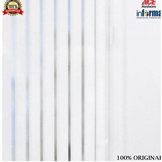 TRAY JENDELA ACE ARTHOME TIRAI GULUNG VERTIKAL BLIND STRIPE 90 X180 CM RG6576ER