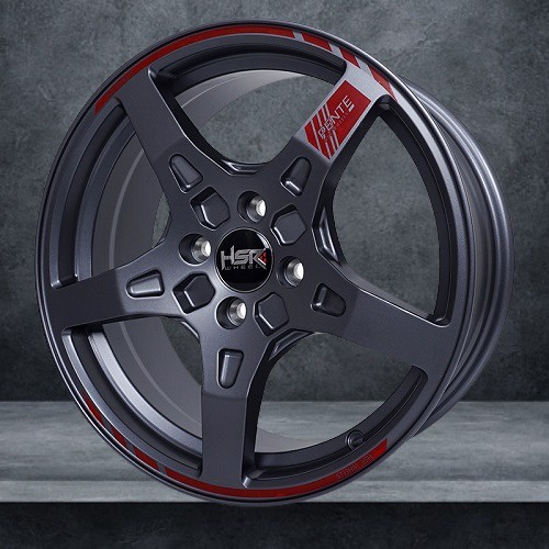 velg mobil ring 15 velg mobil palang 5 pelek mobil merek HSR type PENTE velg mobil lebar 6,5 velg mo