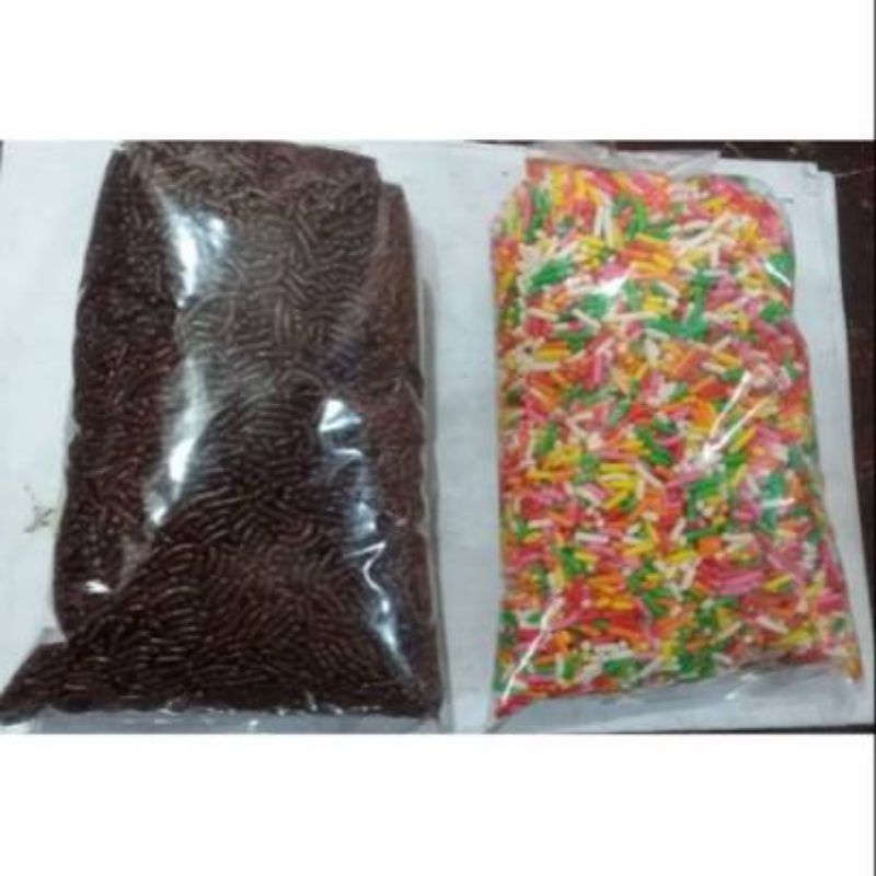 Meses / Ceres Warna Warni Atau Coklat 500 Gram Repack