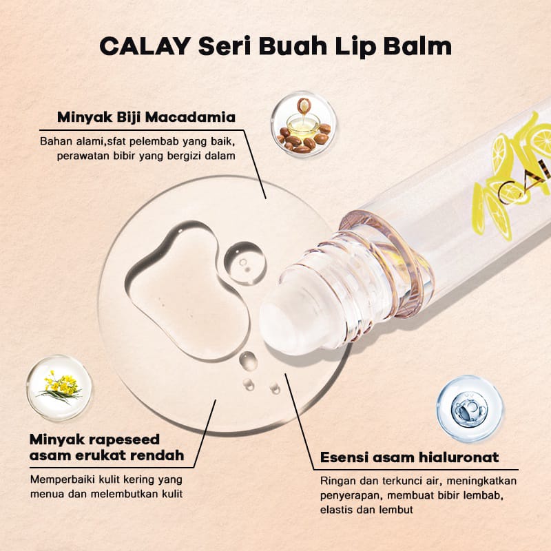 CALAY LIP BALM LIP OIL LIP CARE PELEMBAB BIBIR [SWEETSPACE]