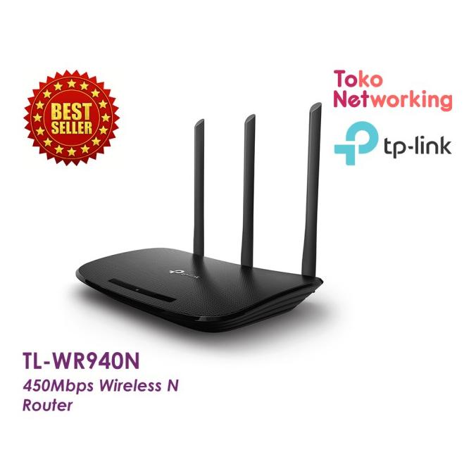 Tp-Link Tl-Wr940N 450Mbps Wireless N Router Wr940N 940N Wr 940 N