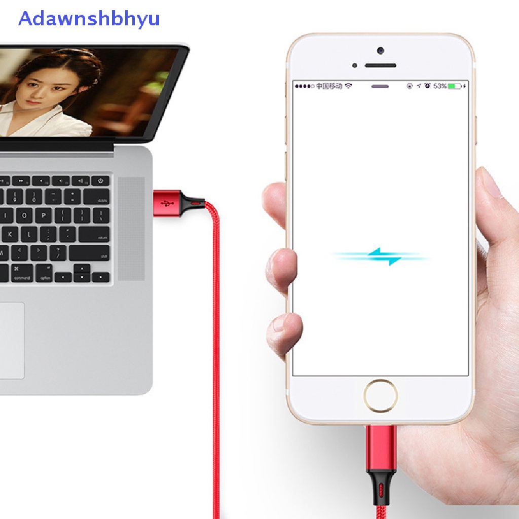 Adhyu Kabel 3in1 Multi Type-C Micro USB Data Sync Fast Charging Untuk iPhone Android  Id