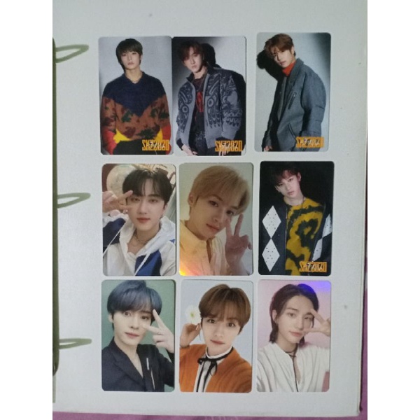 STRAYKIDS SKZ PHOTOCARD PC LEE KNOW LINO MINHO HYUNJIN CHANGBIN SEUNGMIN I.N JEONGIN SKZ2020 NACIFIC