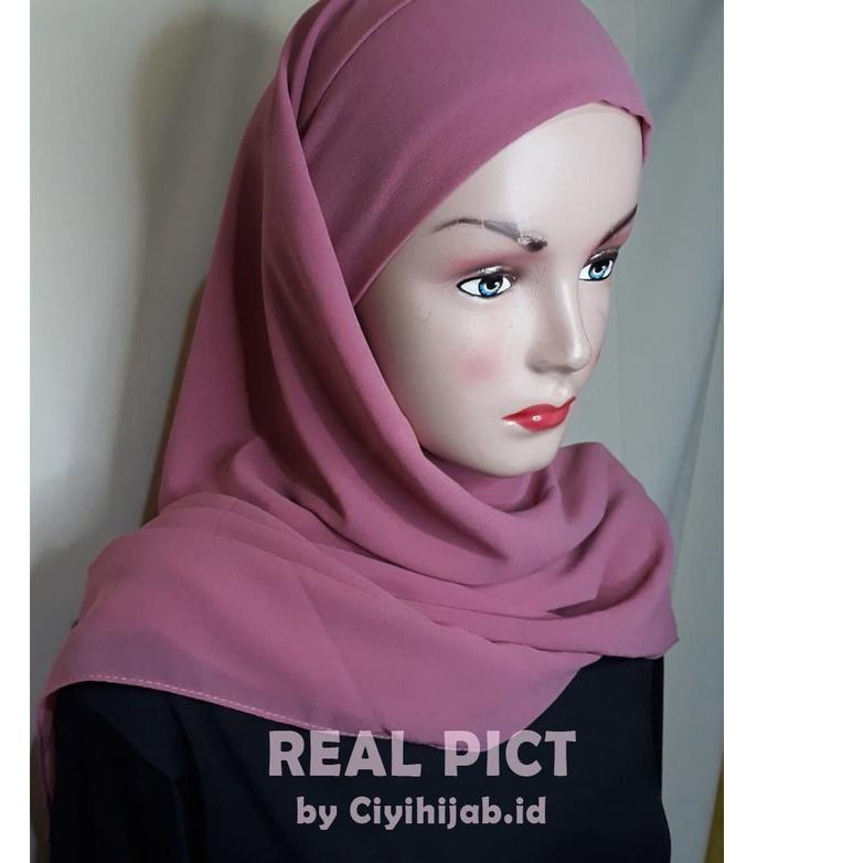 Diskon Kekinian Segi Empat Instan Malaysia Melayu Malay Ikat Tali Ceruty BabyDoll Premium Segiempat 