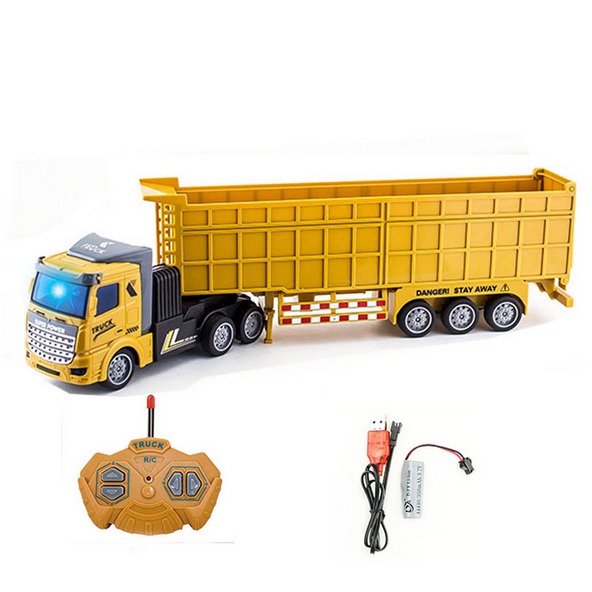 Mainan Anak Mobil Truck Truk Gandeng Sambung Trailer Dump Truck1/48 4Ch RC Termurah