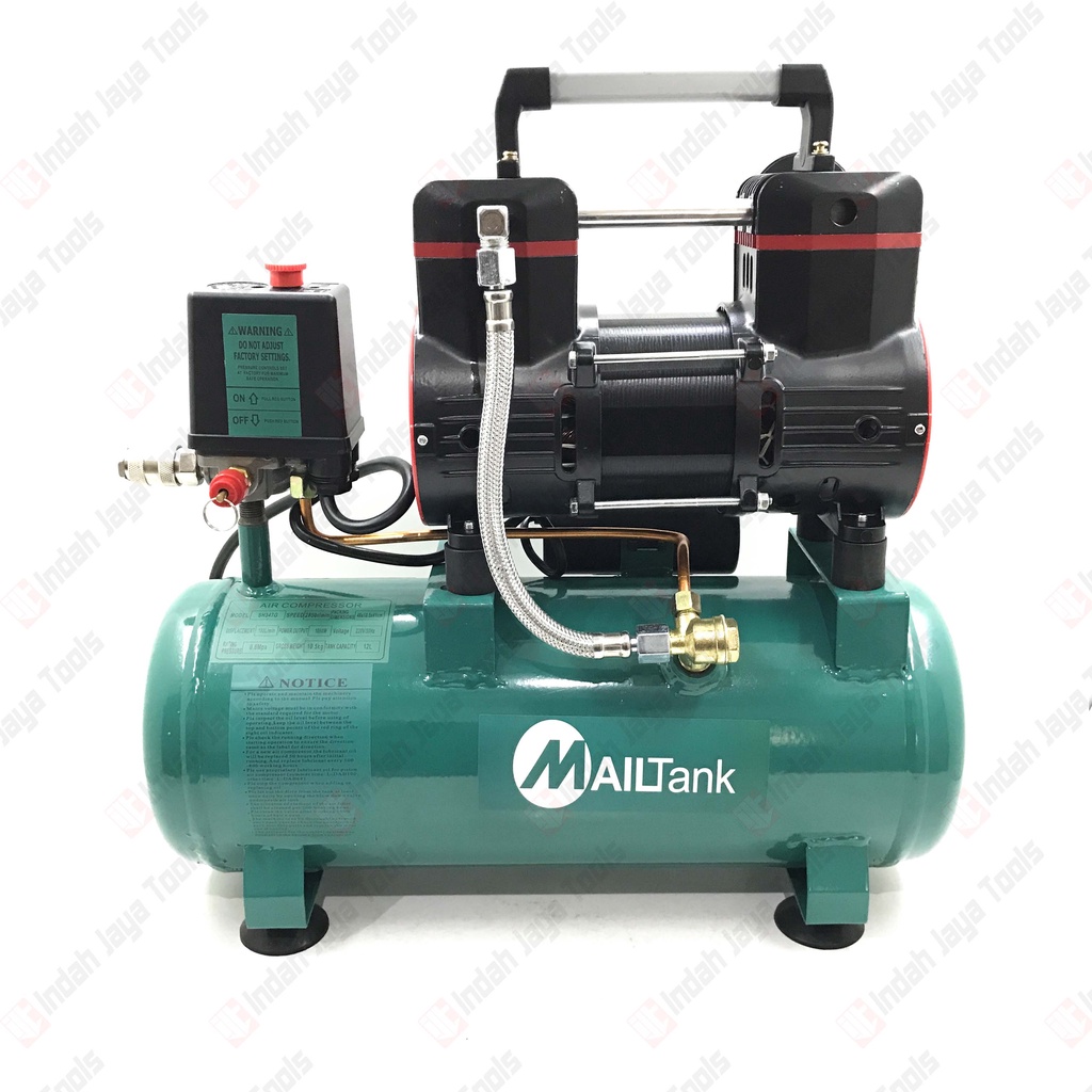 MAILTANK SH347G 12 L Kompresor Angin Oilless Silent - Air Compressor