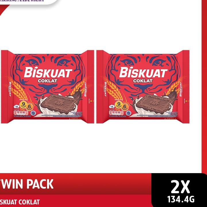 

↳ Bisuat Biskuit Cokelat 134.4 gr x 2 ㄷ