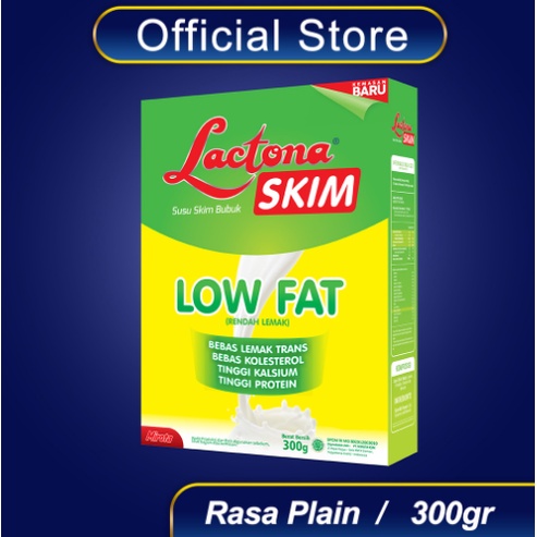 Lactona Skim 300 Gram Susu Rendah Lemak Low Fat Untuk Diet