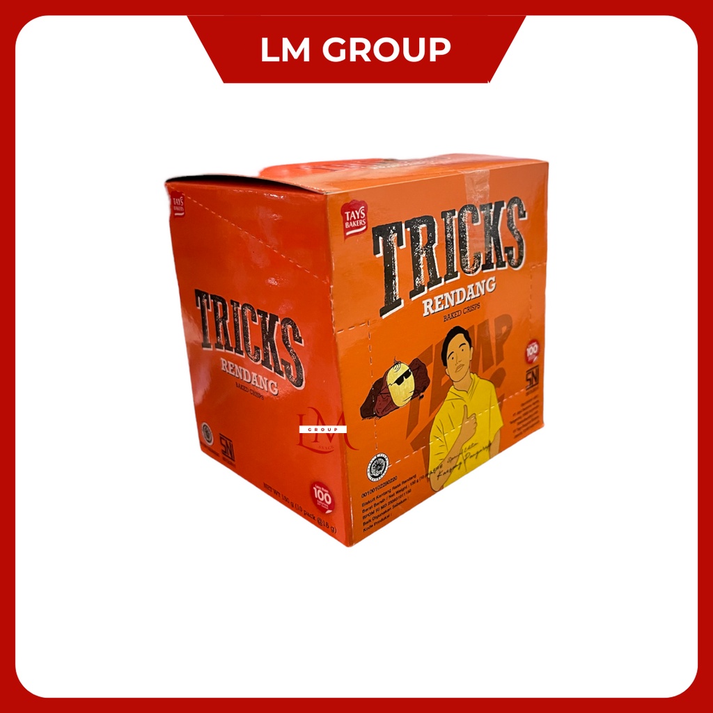 Tricks Crisps New Pack Kimchi/Bulgogi/Original/BBQ/Rendang – Potato Baked Crisps @15gr